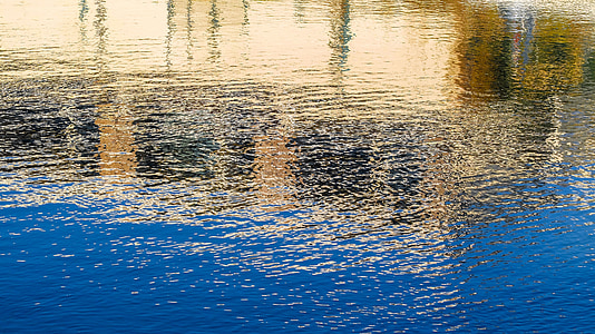 water, reflection, river, surface, natural