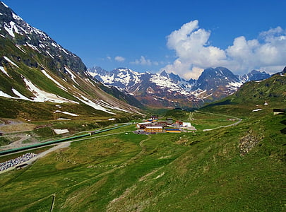 mountains, holiday, austria, montafon, nature, landscape, alpine