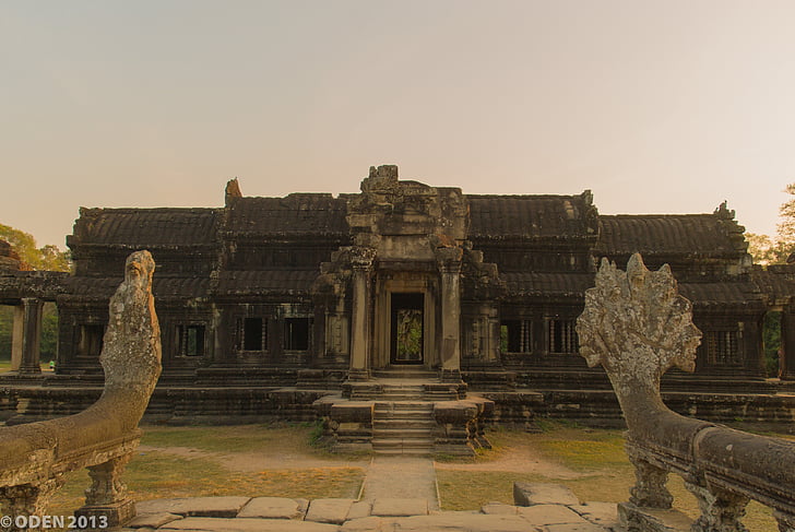 Temple, Angkor, pagode, religieux, temples, Naga, site de l’UNESCO
