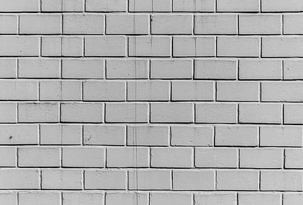cihla, zeď, šedá, textura, blok, budova, zdivo