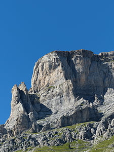 bricchi neri, Rocca garba, dağlar, zirve, kaya, Ligurya alps, Alp