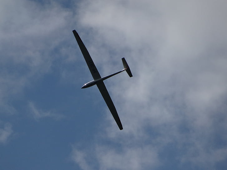 glider, flying, the height of the, sky, dom