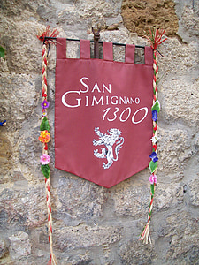 Италия, sangimignano, сгради, архитектура, порт, историческа сграда, стар