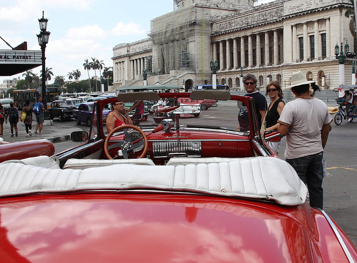 автомобіль, Куби, oldmobile, гавані