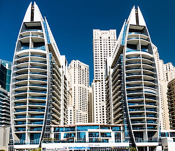 arkkitehtuuri, pilvenpiirtäjä, Dubai, pilvenpiirtäjiä, moderni