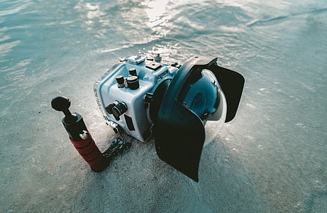 platja, oceà, Mar, sota l'aigua, càmera de vídeo, destrucció, abandonat
