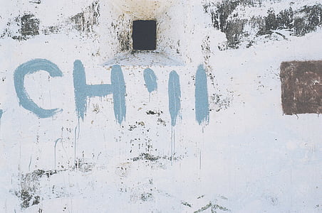 valkoinen, harmaa, maalattu, Wall, Chill, maali, Graffiti