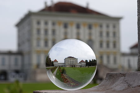 Мюнхен, Замок, Нимфенбург, романтический, мяч, Архитектура, Европа