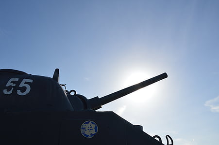 char, tank, oorlog, Tweede Wereldoorlog, Slag bij, voormalige, Normandië