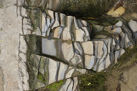 pedras, Shales, mudrock, natural, rocha