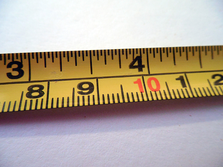 ukuran, pita pengukur, sentimeter, panjang, mengambil pengukuran, sentimeter, milimeter