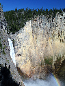 cascada, Parque Nacional, amarillo, Parque, nacional, naturaleza, agua