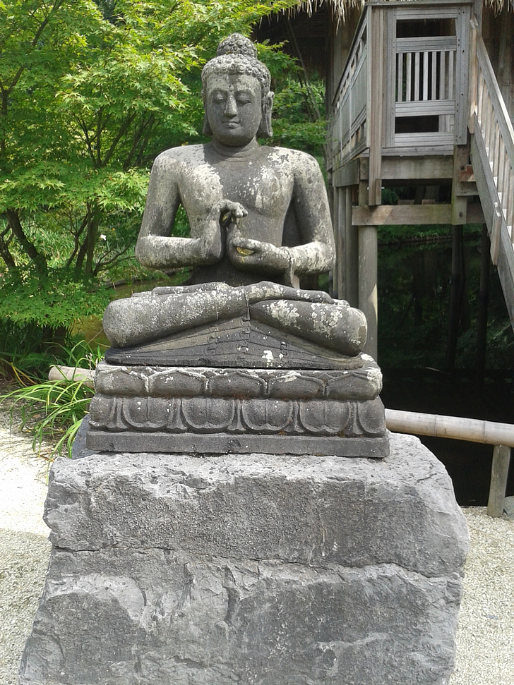 Buddha, Entspannung, Meditation, Buddhismus, Yoga, Steinfigur, Zen