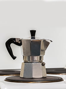 chá, café, máquina de café velha, máquina de café italiana, fazer café, Itália, pequeno-almoço