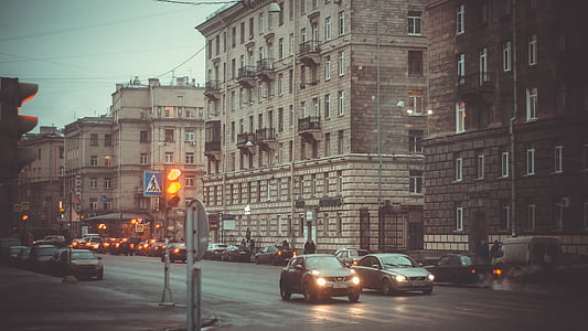 St Petersburg Russland, Stadt, Straße, Zuhause, Architektur