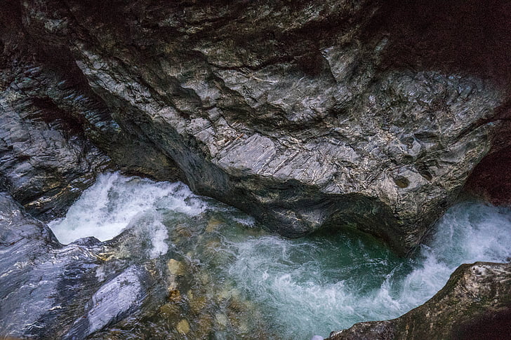 Liechtensteinklamm, Gorge, Österrike, vatten, Rocks, naturen, landskap