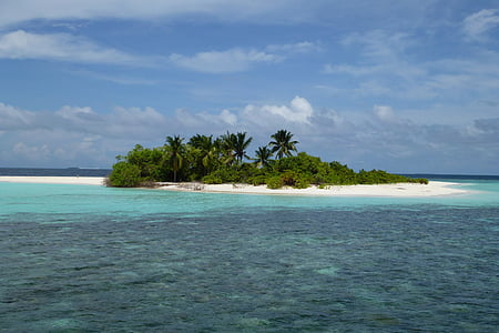 Malediwy, Wyspa, Plaża, morze, Natura, klimat tropikalny, piasek