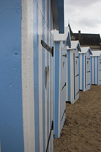 døren, stranden, blå, toalett, Dom