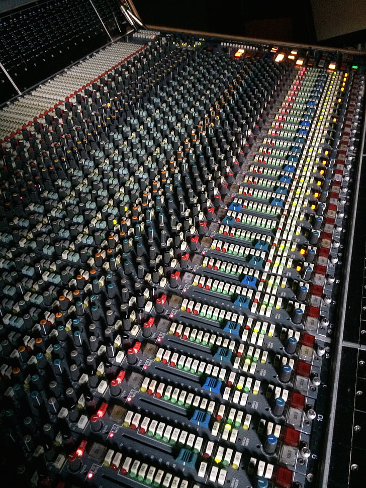 mixer, Studio, audio, sunet, muzica, echipamente, studio de muzica
