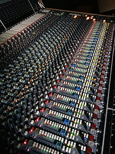 mixer, studio, audio, sound, music, equipment, music studio