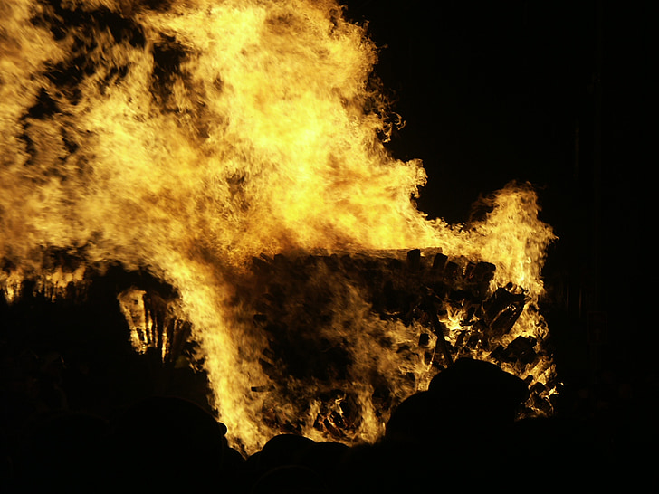 φωτιά, Liestal, cheinbaese, νεκρική πυρά, καθαρτήριο, φωτιά ξύλου