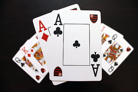 Letras, cubierta, ACE, juego, juego de cartas, se adapta a