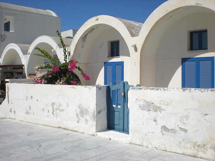santorini, greek island, greece, marine, street view, oia