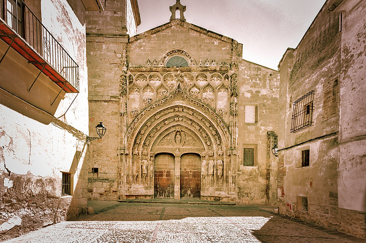 Spanien, kirke, arkitektur, religion, spansk, gamle, romansk