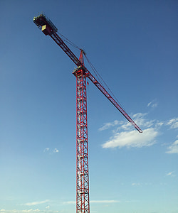 grue à tour, Crane, tour, construction, matériel, travail, ascenseur