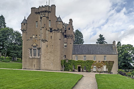 Crathes castle, Schloss, Banchory, Aberdeenshire, Schottland Vertrauen, historisch, Orte des Interesses
