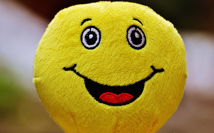 Smiley, rir, engraçado, emoticon, emoção, amarelo, verde