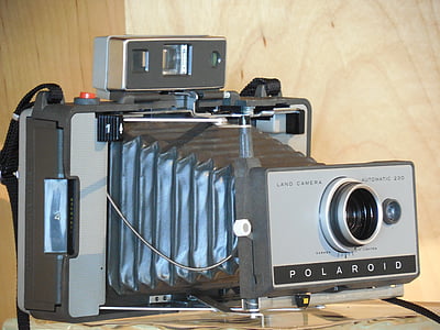 antique, camera, polaroid, retro, vintage, camera - Photographic Equipment, equipment