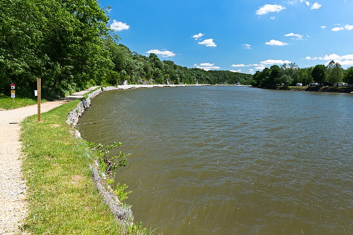 großen slackwater, Chesapeake, Ohio, Kanal, nationaler historischer park, USA, Natur