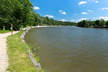 slackwater grande, Chesapeake, Ohio, canal, Parque Histórico Nacional, Estados Unidos, natureza
