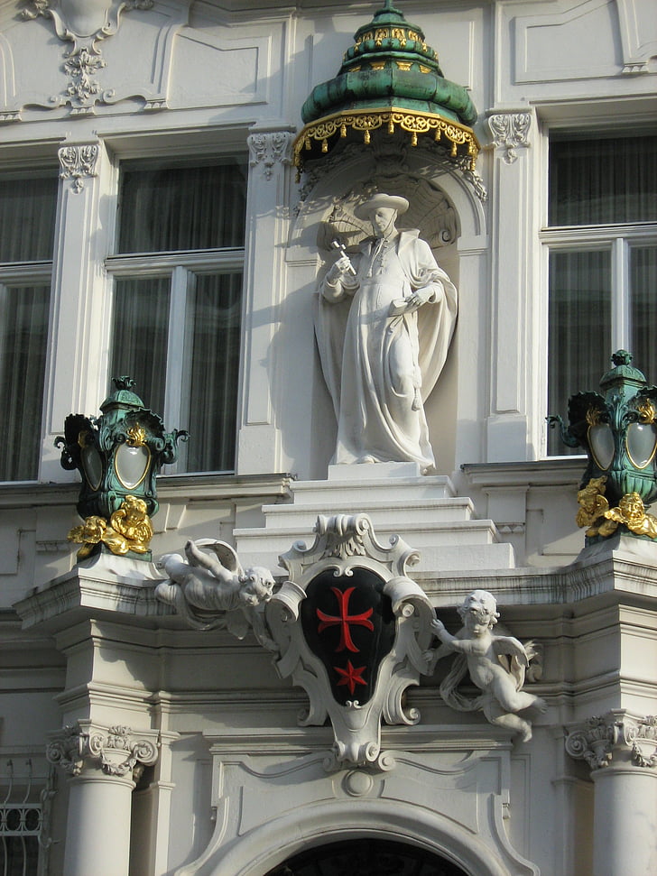Wien, Österreich, ritterorden, kreuzherren mit dem roten stern, Rakousko, Vídeň, rytíři řádu