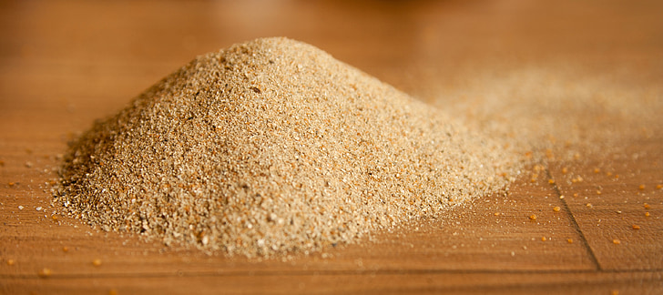 sand, korn, silica, sten, fine, afrundet