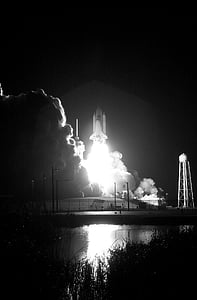 transbordador espacial de descobriment, llançament, missió, astronautes, l'enlairament, coets, nau espacial