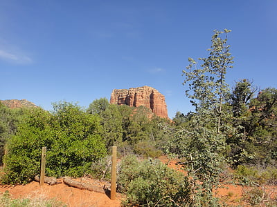 Arizona, öken, Röda Sten, sydvästra usa, landskap, vildmarken, vacker natur