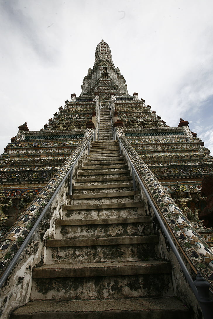pagoda, Bangkok, Taju, Taizeme, reliģija, budistu, templis