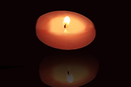 Čajová svíčka, svíčka, vosková svíčka, světlo, atmosféra, Romantický, Romantika