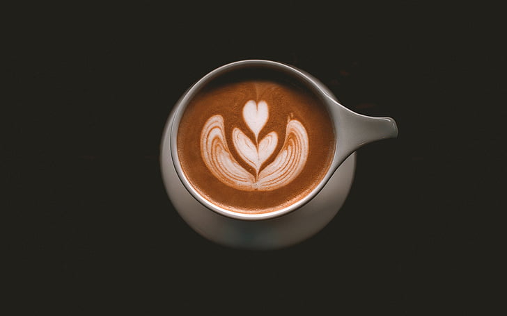 coffee, latte, art, froth, cappuccino, drink, espresso