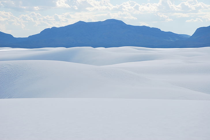 vit sand, öken, Dunes, vildmarken, nationalmonument, New mexico, natursköna