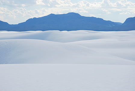 bijeli pijesak, pustinja, dine, Divljina, Nacionalni spomenik, Novi Meksiko, slikovit