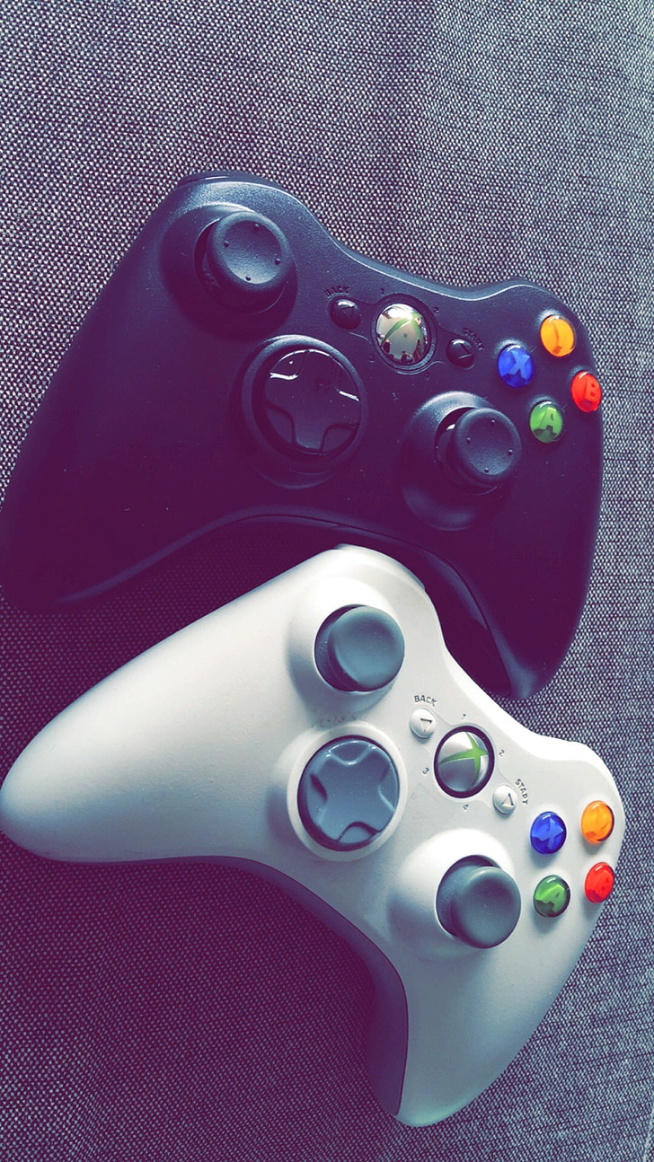 joc, joc, player-ul, Xbox, Xbox 360, pad, controlerul