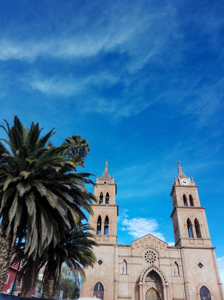 kostol, Mexiko, Palm
