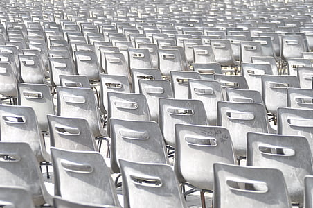 chaises, rangées de sièges, Groupe, réunion, Séminaire, discours, espace