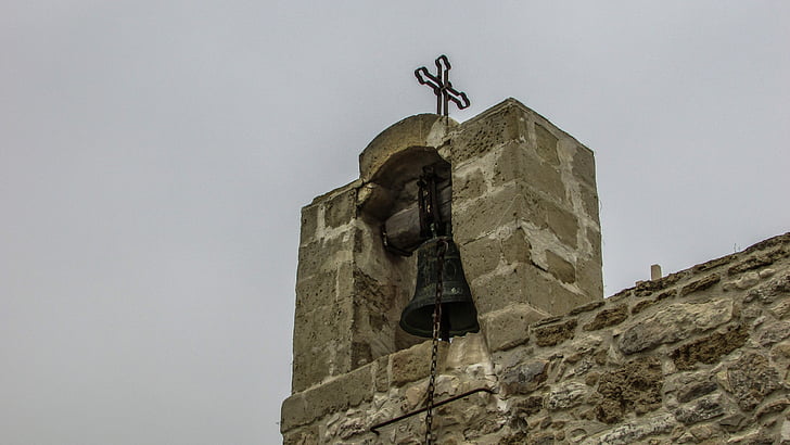 Xipre, Pyla, Arcàngel, l'església, medieval, ortodoxa, campanar