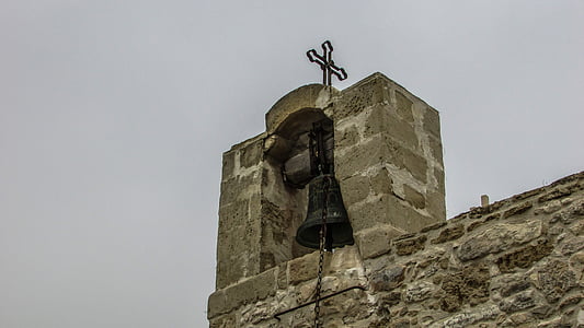 Ciper, Pyla, nadangela Mihaela, cerkev, srednjeveške, pravoslavne, zvonik