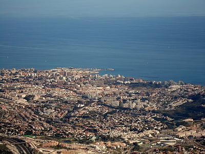 Benalmádena, Costa del sol, tenger, Andalúzia, Spanyolország, város, turisztikai város
