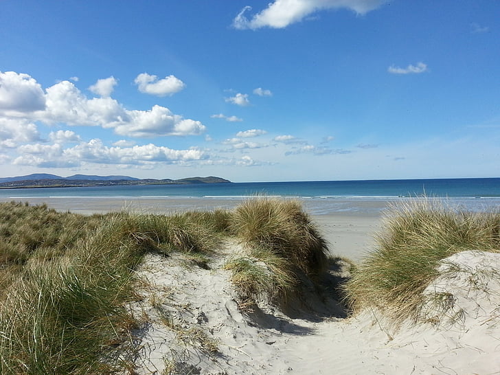 Beach, pismo mac nagrado, Donegal, Irska